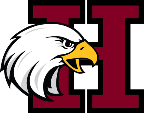Hillsboro Independent School District Logo, with a H and an eagle head.